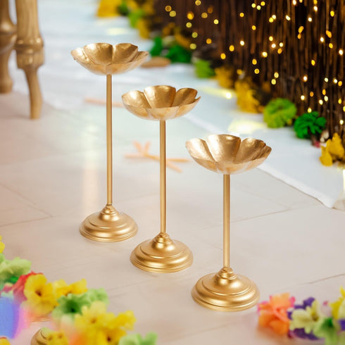 Decorative Urli Bowl Tealight Holder Stand